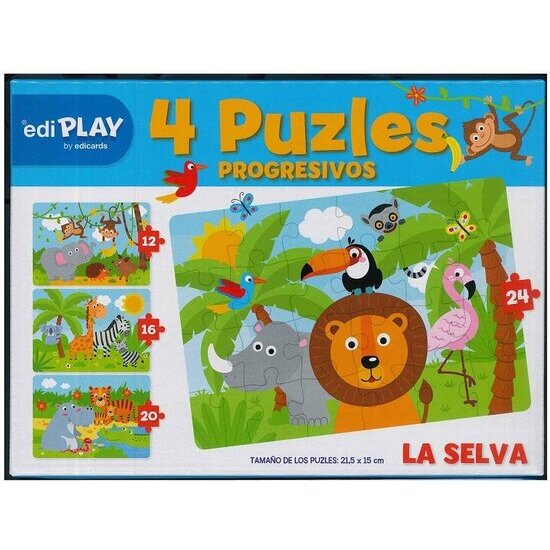 PUZZLE PROGRESIVOS X 4 LA SELVA image 0