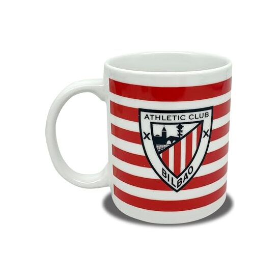 ATHLETIC CLUB TAZA CERÁMICA CON RAYAS Y ESCUDO image 0