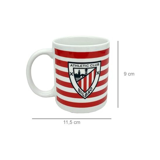 ATHLETIC CLUB TAZA CERÁMICA CON RAYAS Y ESCUDO image 3