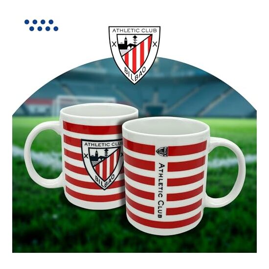ATHLETIC CLUB TAZA CERÁMICA CON RAYAS Y ESCUDO image 5