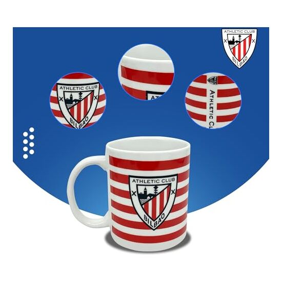ATHLETIC CLUB TAZA CERÁMICA CON RAYAS Y ESCUDO image 6