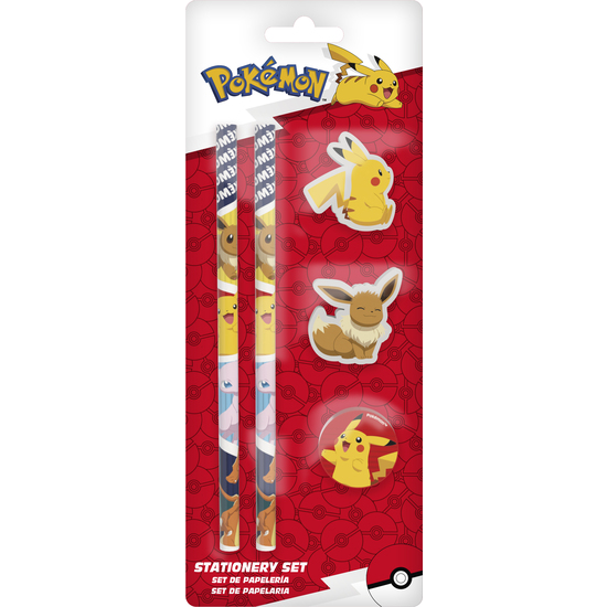 POKÉMON SET 5 PIEZAS DE PAPELERÍA image 0