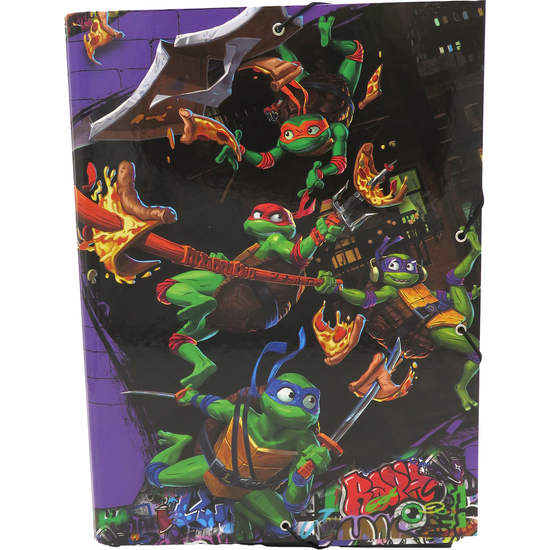 TORTUGAS NINJA CARPETA SOLAPAS image 0