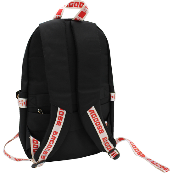 BAGOOSE MOCHILA BROOKLYN NEGRA 41 CM ADAPTABLE A TROLLEY image 3