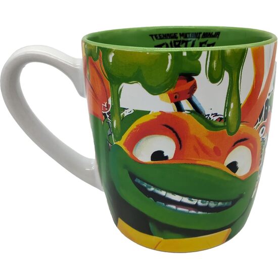 TORTUGAS NINJA TAZA CERÁMICA MICHELANGELO image 0