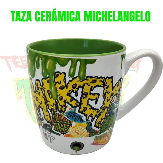 TORTUGAS NINJA TAZA CERÁMICA MICHELANGELO image 1