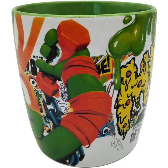 TORTUGAS NINJA TAZA CERÁMICA MICHELANGELO image 5