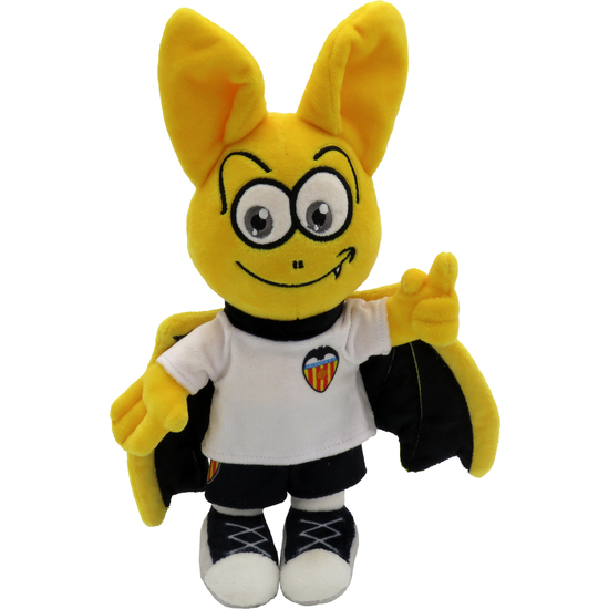 PELUCHE MASCOTA VALENCIA 20 CM CAMISETA BLANCA image 0