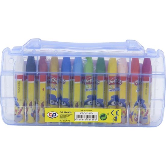 PLAY DOH 12 CERAS BLANDAS EN CAJA DE PVC image 1