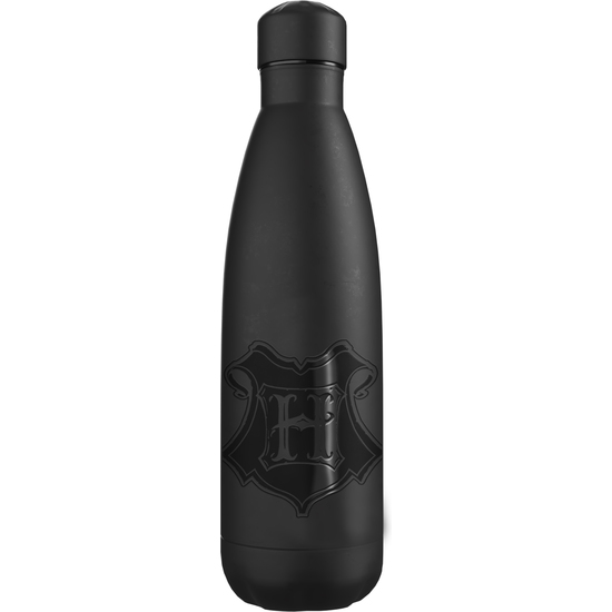HARRY POTTER BOTELLA NEGRA RUBBERIZADA DE DOBLE PARED image 0