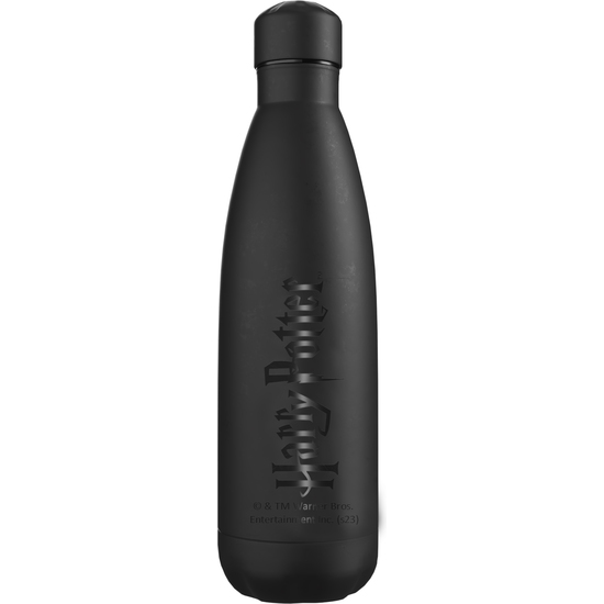 HARRY POTTER BOTELLA NEGRA RUBBERIZADA DE DOBLE PARED image 1