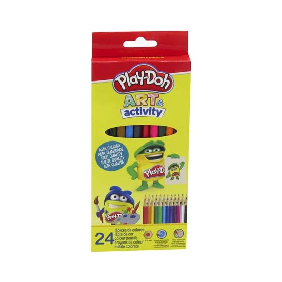PLAY DOH24 LÁPICES DE COLORES EN CAJA image 0