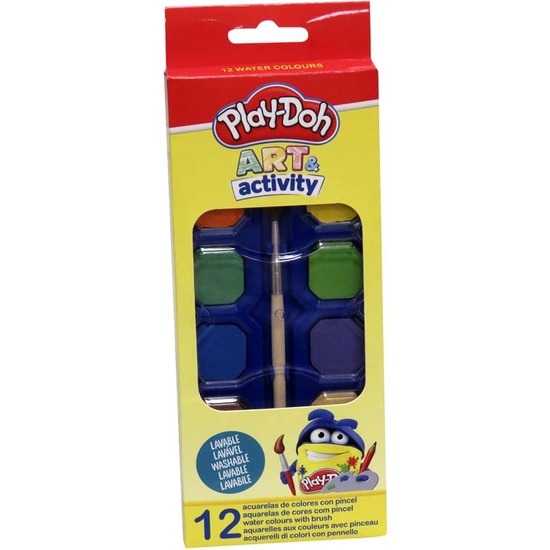 PLAY DOH 12 ACUARELAS 27 MM image 0
