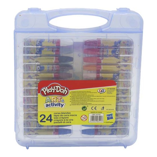 PLAY DOH 24 CERAS BLANDAS EN CAJA DE PVC image 1