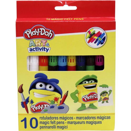PLAY DOH 10 ROTULADORES MÁGICOS EN CAJA image 0