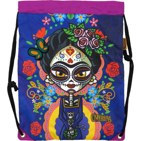 MOCHILA SACO 34X44 CATRINAS - MATILDA image 0