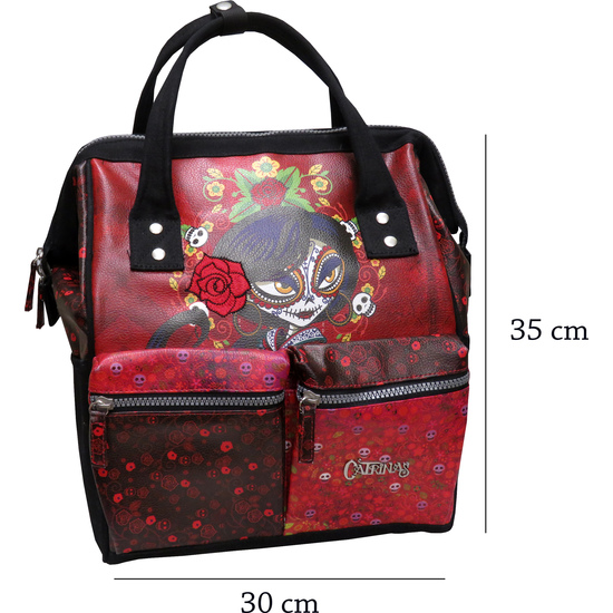 MOCHILA BOCA ANCHA CATRINAS - ROSABELLA image 3