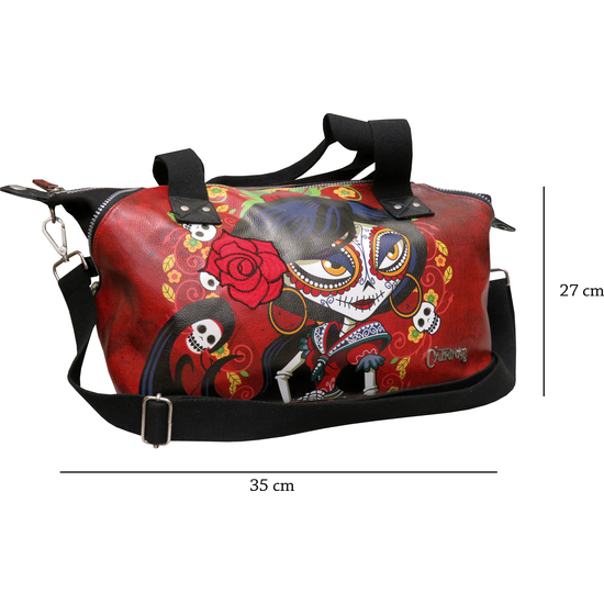BOLSO CON LATERALES AMPLIABLES CATRINAS - ROSABELLA image 1