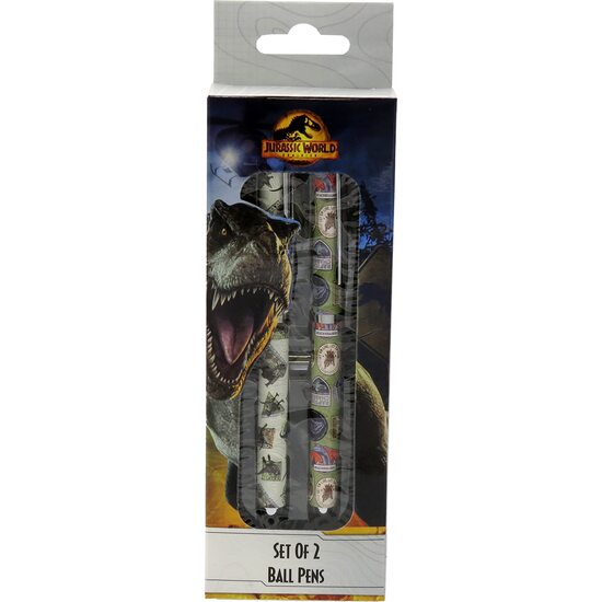 JURASSIC WORLD SET 2 BOLÍGRAFOS image 0