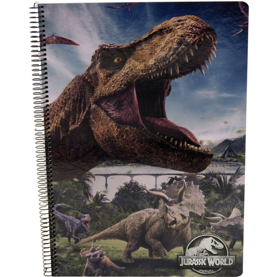 JURASSIC WORLD CUADERNO FOLIO 80 HOJAS image 0