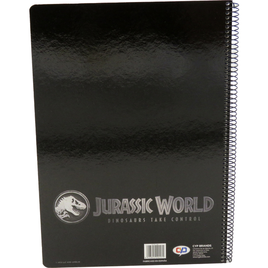JURASSIC WORLD CUADERNO FOLIO 80 HOJAS image 1