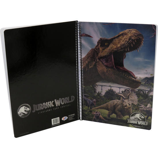 JURASSIC WORLD CUADERNO FOLIO 80 HOJAS image 3