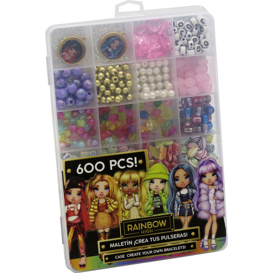 RAINBOW HIGH MALETÍN DE 600 PCS PARA CREAR TUS PULSERAS image 0