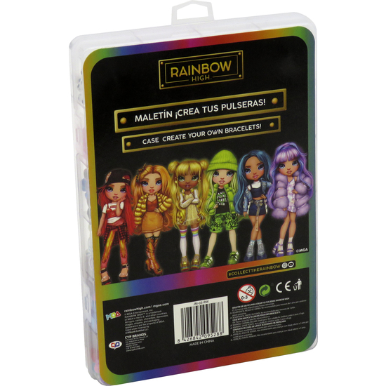 RAINBOW HIGH MALETÍN DE 600 PCS PARA CREAR TUS PULSERAS image 1