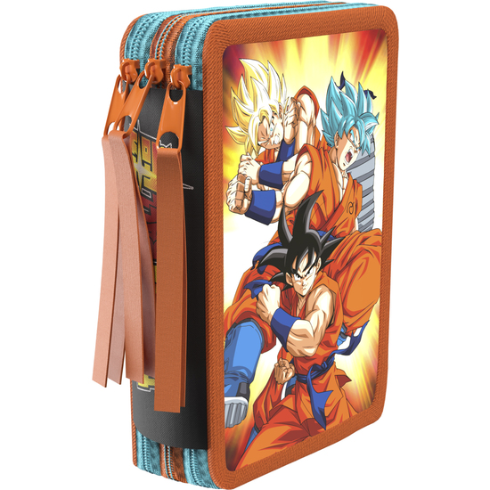 DRAGON BALL PLUMIER 3 PISOS CON MATERIAL ESCOLAR image 0