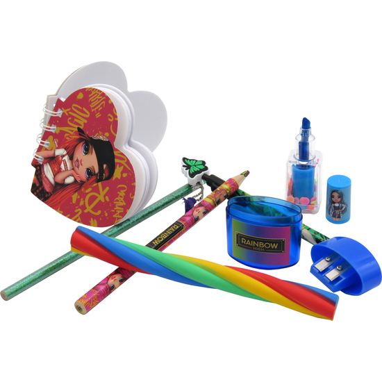 RAINBOW HIGH SET PORTATODO JUMBO CON ACCESORIOS DE PAPELERÍA image 3