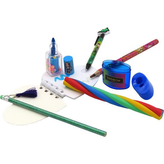 RAINBOW HIGH SET PORTATODO JUMBO CON ACCESORIOS DE PAPELERÍA image 4