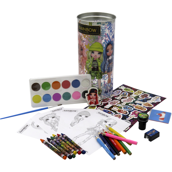 RAINBOW HIGH  SET DE ACTIVIDADES 38 PIEZAS HUCHA image 2