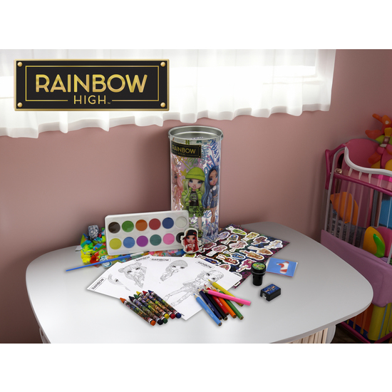 RAINBOW HIGH  SET DE ACTIVIDADES 38 PIEZAS HUCHA image 4