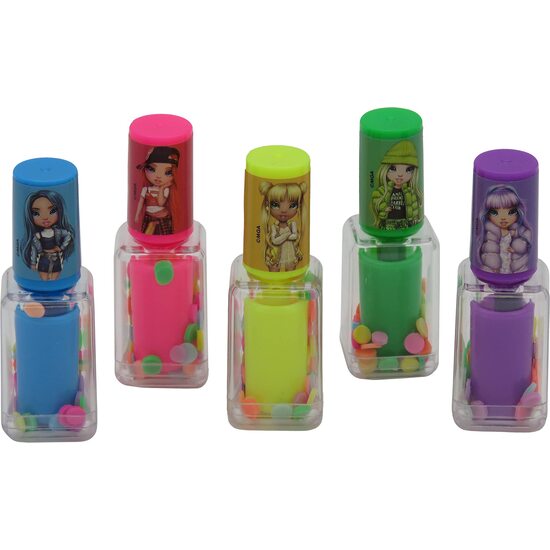 RAINBOW HIGH SET DE 5 MARCADORES CON FORMA DE PINTAUÑAS image 3