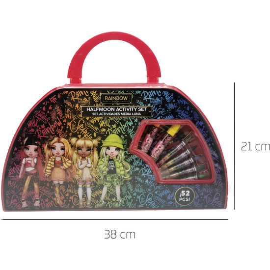 RAINBOW HIGH  SET DE ACTIVIDADES 52 PIEZAS EN MALETA image 3