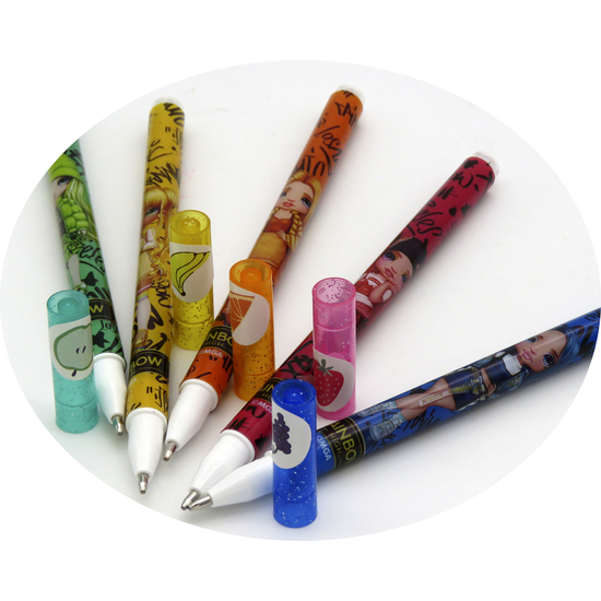 RAINBOW HIGH SET 5 BOLÍGRAFOS PERFUMADOS DE GEL Y PURPURINA image 5