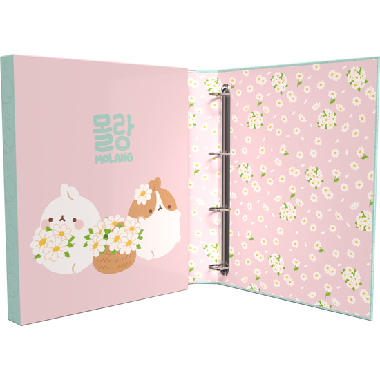 MOLANG CARPETA 4 ANILLAS - BLOSSOM image 1