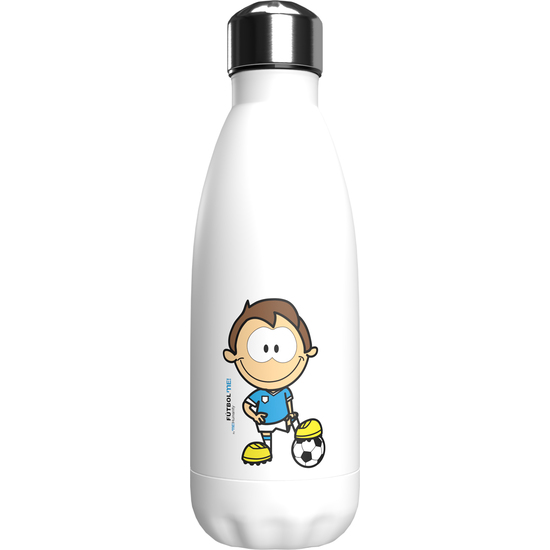 ME!HUMANITY BOTELLA BLANCA DE ACERO 550ML FUTBOLISTA image 0