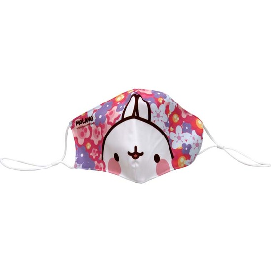 MASCARILLA DE TELA ESTAMPADO DE FLORES MOLANG image 1