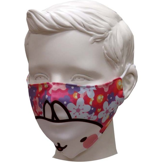 MASCARILLA DE TELA ESTAMPADO DE FLORES MOLANG image 2