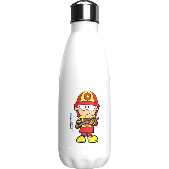 ME!HUMANITY BOTELLA BLANCA DE ACERO 550ML BOMBERO image 0