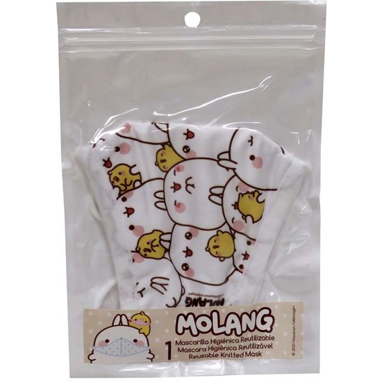 MASCARILLA DE TELA CON PERSONAJES MOLANG image 0