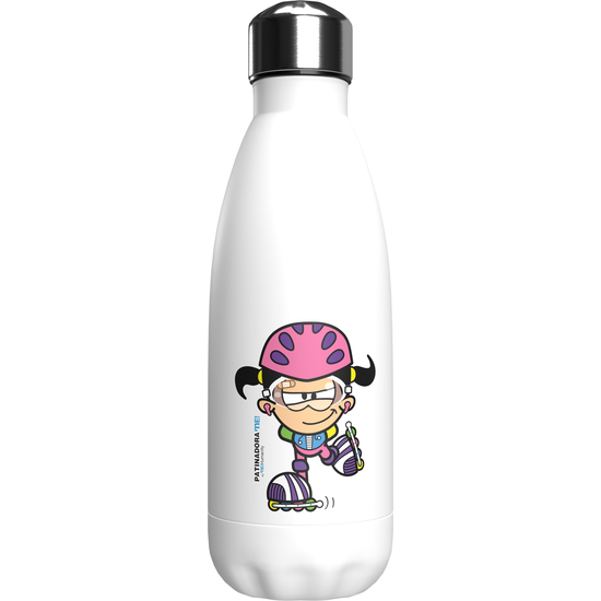ME!HUMANITY BOTELLA BLANCA DE ACERO 550ML PATINADORA image 0