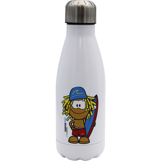 ME!HUMANITY BOTELLA BLANCA DE ACERO 550ML SURFISTA image 0
