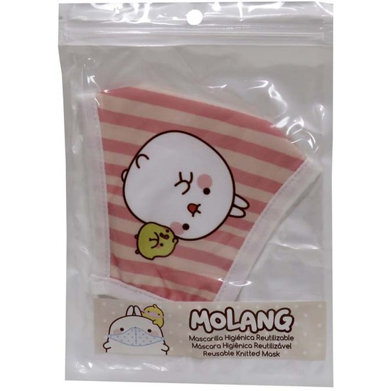 MASCARILLA DE TELA CON RAYAS MOLANG image 0