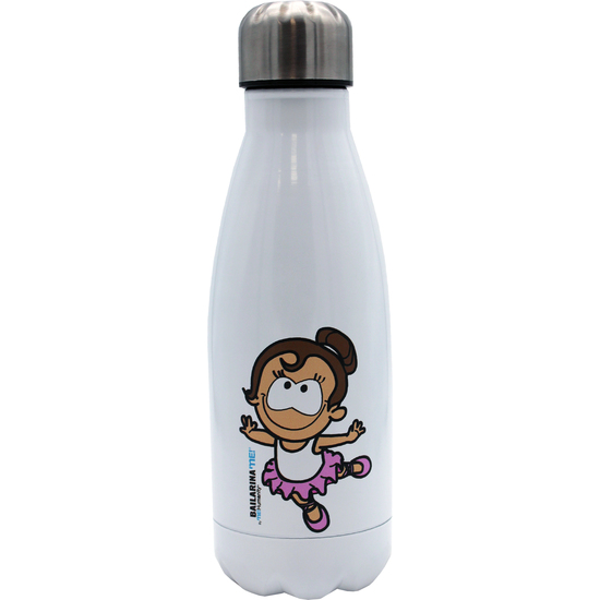 ME!HUMANITY BOTELLA BLANCA DE ACERO 550ML BAILARINA image 0
