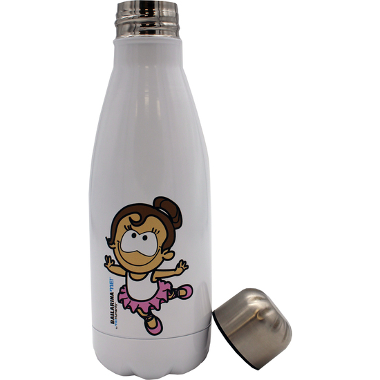 ME!HUMANITY BOTELLA BLANCA DE ACERO 550ML BAILARINA image 2