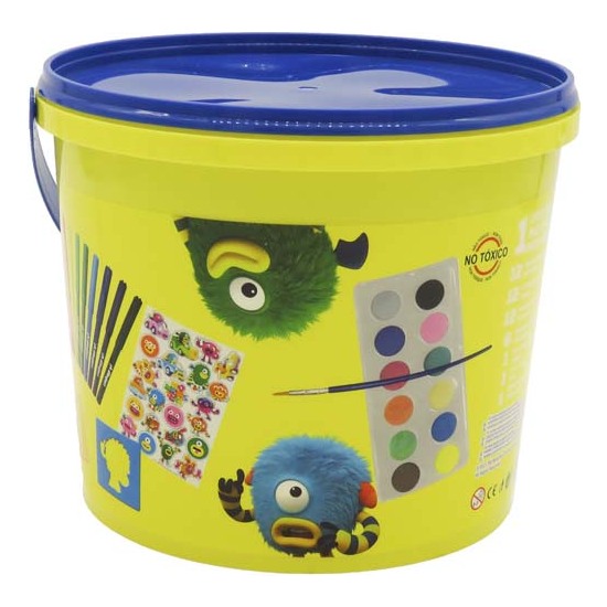 SET DE ACTIVIDADES 46 PIEZAS EN CUBO MOMONSTERS image 3