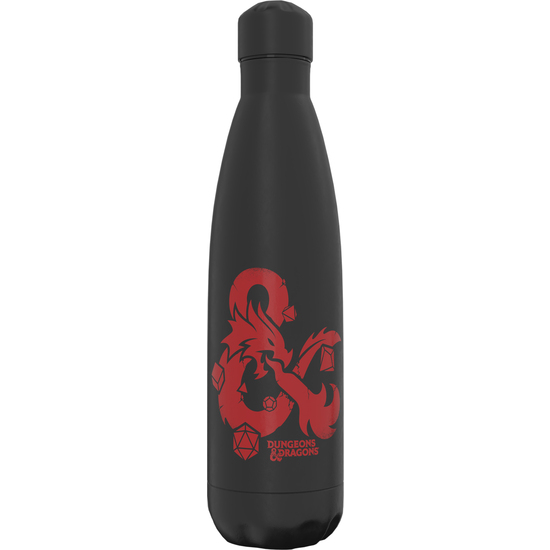 D&D BOTELLA DE ACERO DE DOBLE PARED COLOR NEGRO image 0