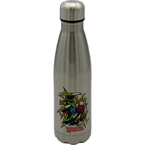 D&D BOTELLA DE ACERO DE DOBLE PARED COLOR PLATA image 0